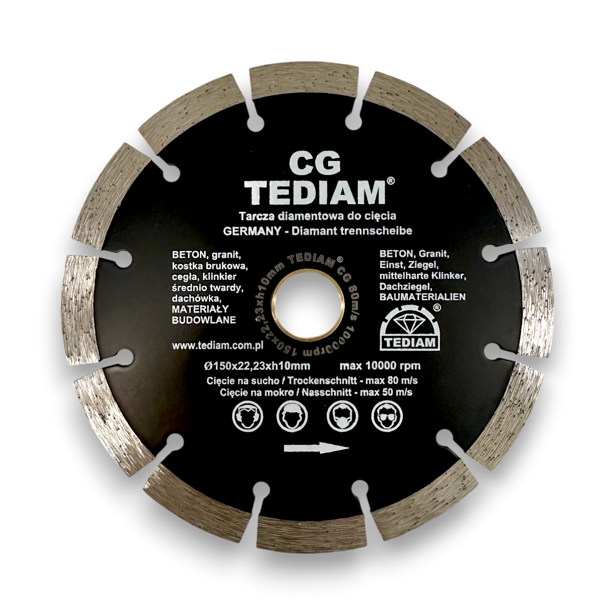 Tarcza diamentowa segmentowa CG TEDIAM